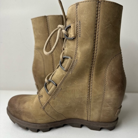 SOREL Women's Size 8 Joan of Arctic Wedge II Waterproof Boots Alpine Brown - Picture 5 of 10